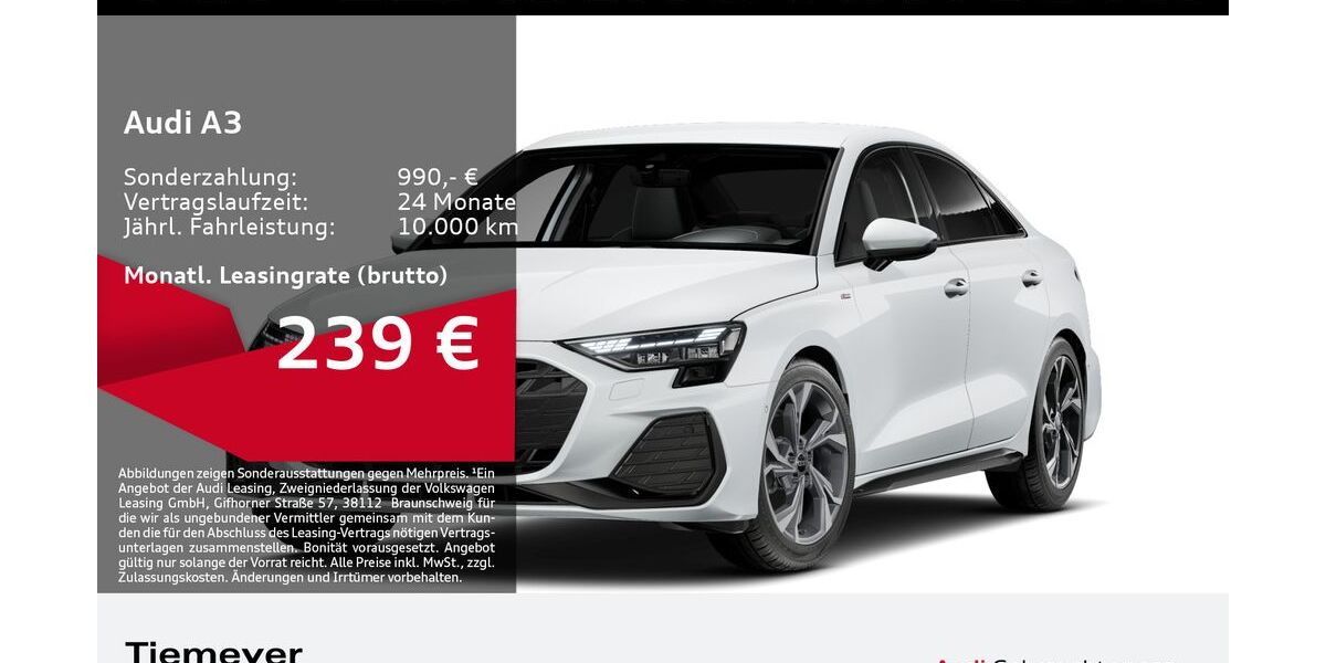 Audi A3 9.677 km 31.950 &euro; Oberhausen 46047