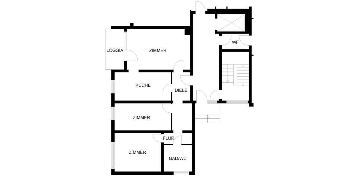 Erdgeschoßwohnung Herne Baukau - 3.5 Zimmer, 80 m&sup2;, 603&euro; | Angebot:25792032