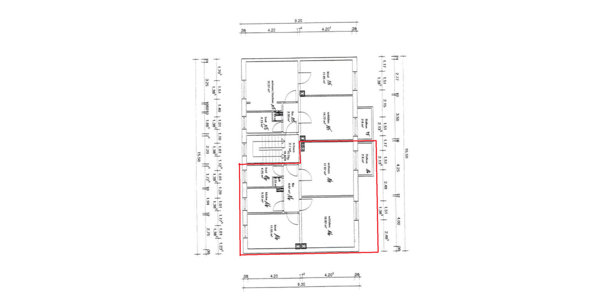 Etagenwohnung Remscheid - 3 Zimmer, 64 m&sup2;, 149.000&euro; | Angebot:25657882