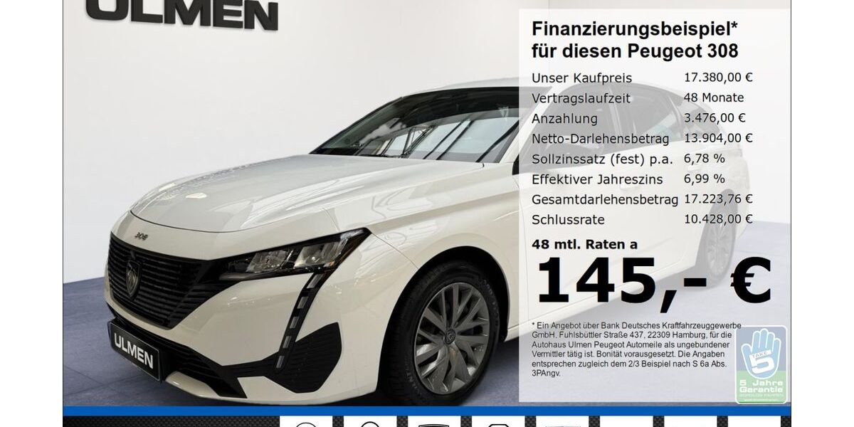 Peugeot 308 19.321 km 17.850 &euro; Düsseldorf 40233