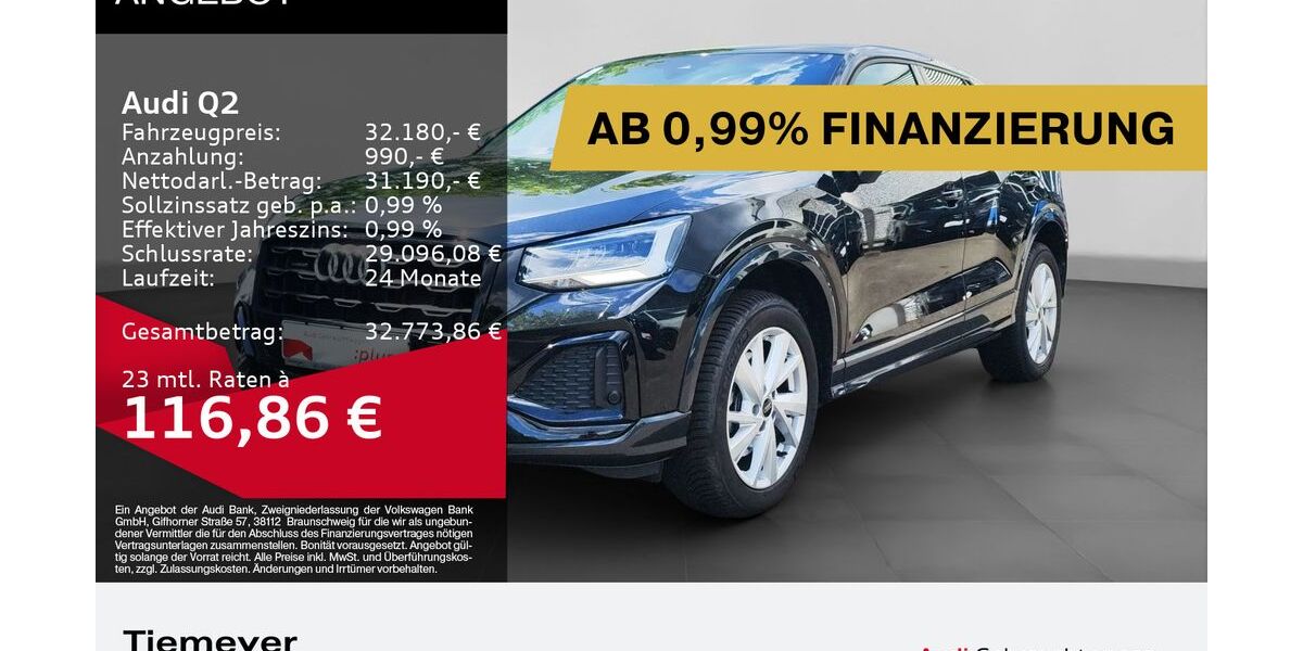 Audi Q2 6.973 km 31.780 &euro; Remscheid 42897