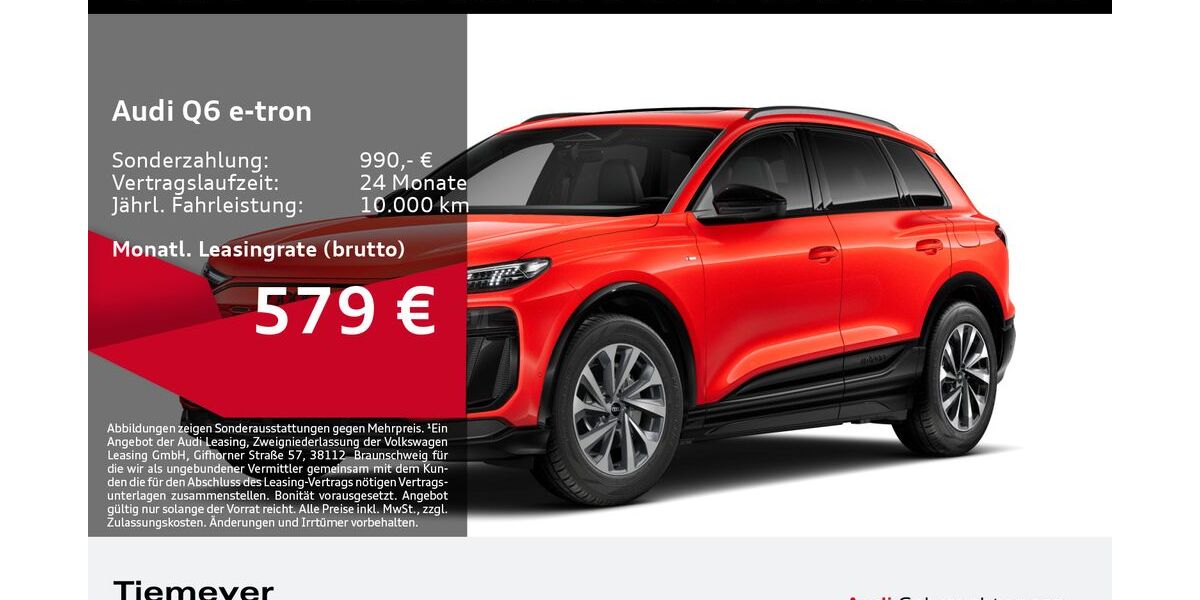 Audi Q6 e-tron 16.234 km 62.970 &euro; Gelsenkirchen 45894