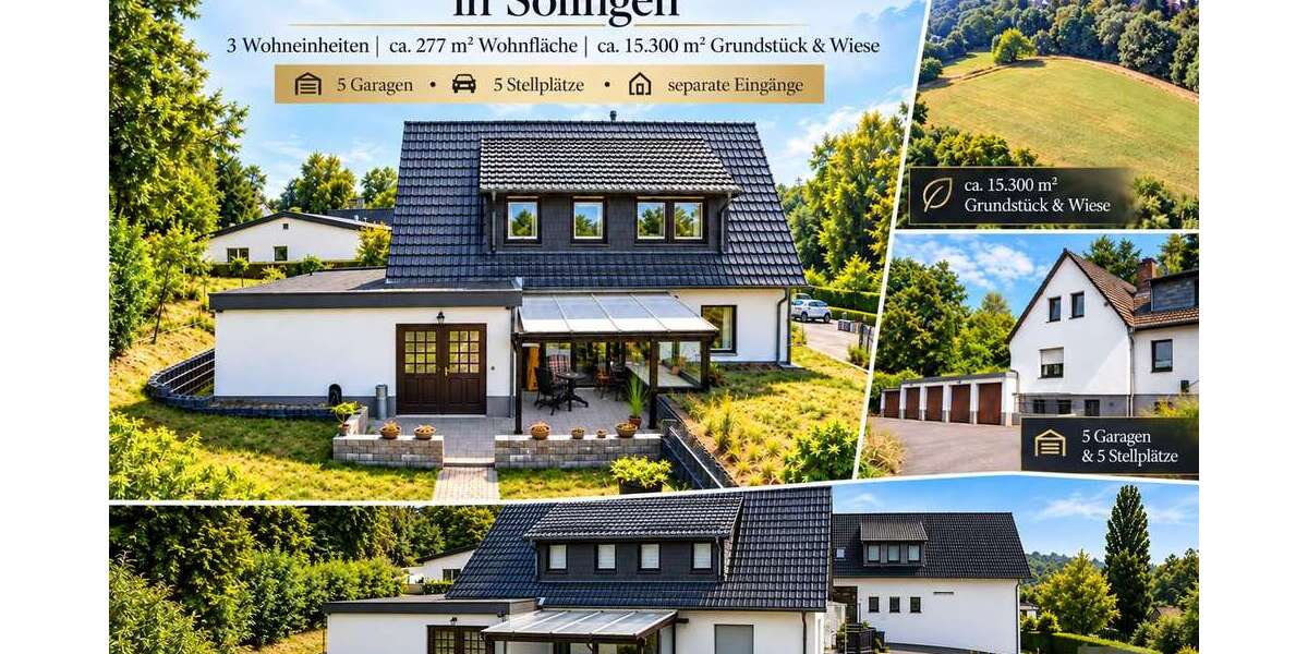 Einfamilienhaus Solingen Mitte - 90 Zimmer, 277 m&sup2;, 679.000&euro; | Angebot:27525556