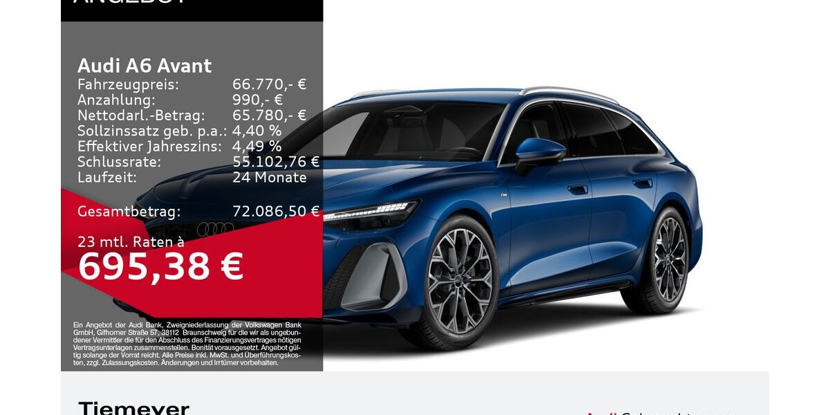 Audi A6 16.489 km 66.770 &euro; Remscheid 42897
